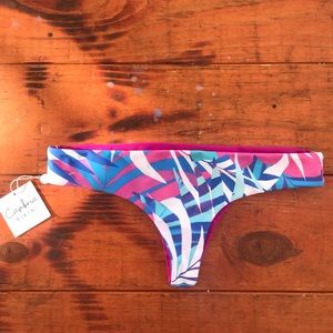 Cambria thong bikini bottoms